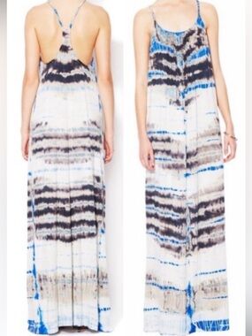 Gypsy 05 Tie-Dye Bamboo Racerback Maxi Dress